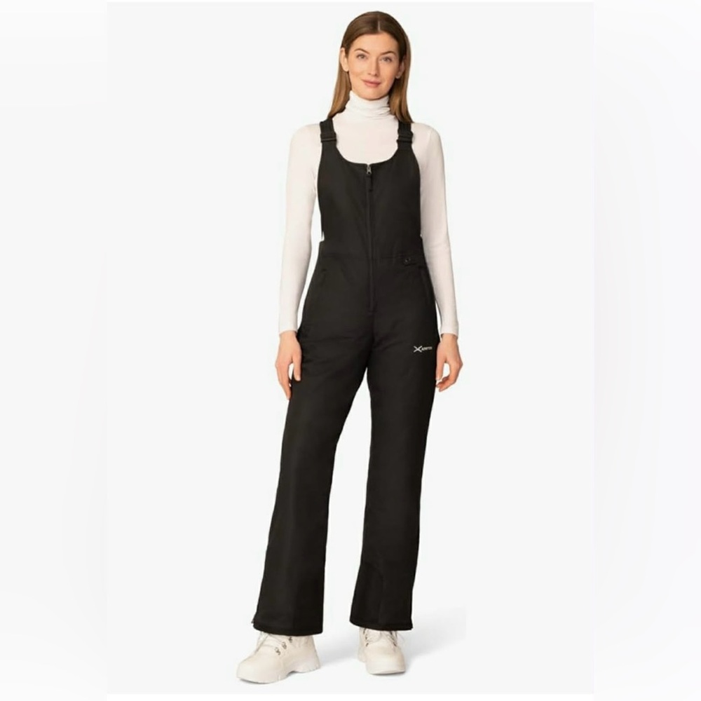 Arctix Women's Black Bib Overalls L/31L NWOT